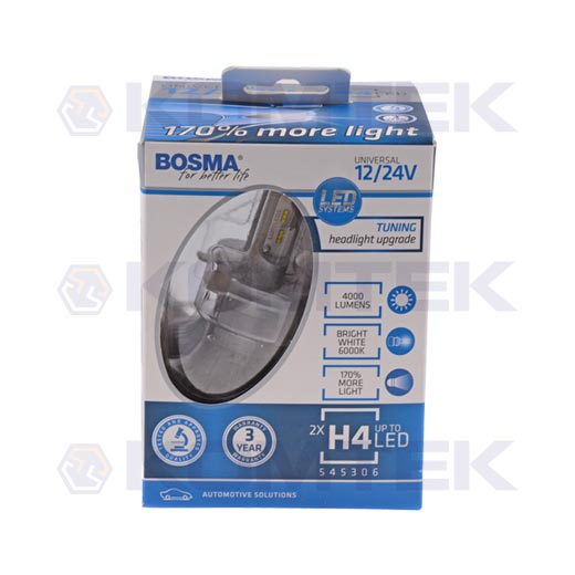 Żarówka 12/24V P43T H4 LED Canbus zestaw 2szt. Bosma