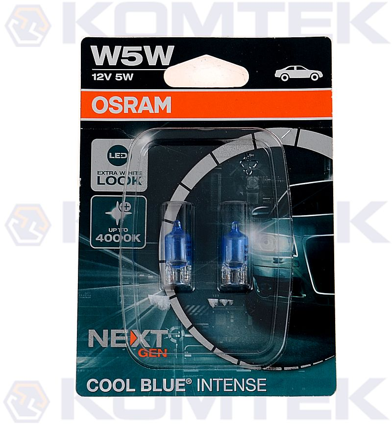 Żarówka 12V 5W W5W OSRAM 2 szt. COOL BLUE Intense