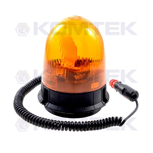 Lampa błyskowa 12/24V - na magnes Lucas, żar. H1, wys.180