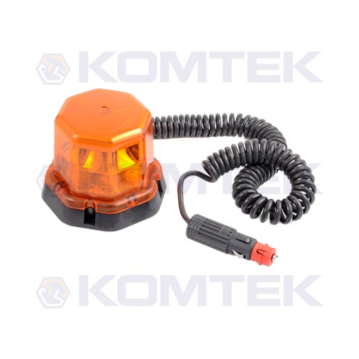 Lampa błyskowa 12/24V LED na magnes, wys 94mm