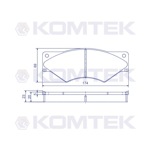 Klocki hamulcowe Premium