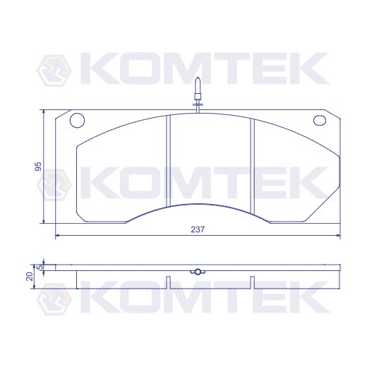 Klocki hamulcowe Premium HD Renault FR1