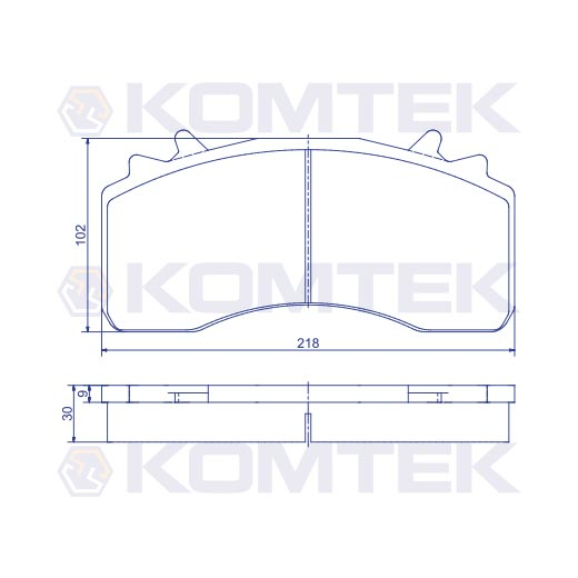 Klocki hamulcowe Premium MAN TGX