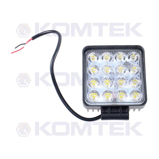 Lampa robocza 48W 16LED 110x110x62mm