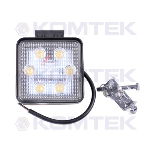 Lampa robocza LED 18W - kwadratowa