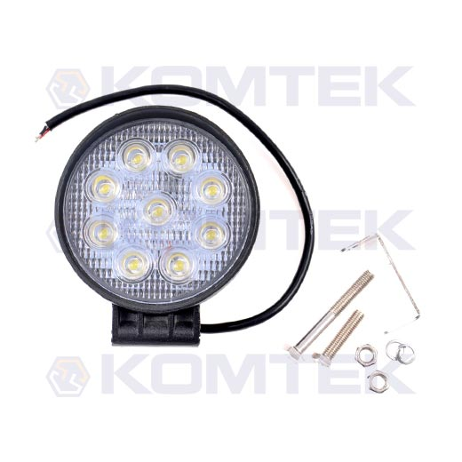 Lampa robocza LED 27W - okrągła