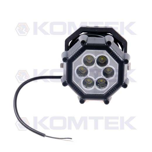 Lampa robocza ośmiokątna 40W LED 12/24V z przewodem 1,5m