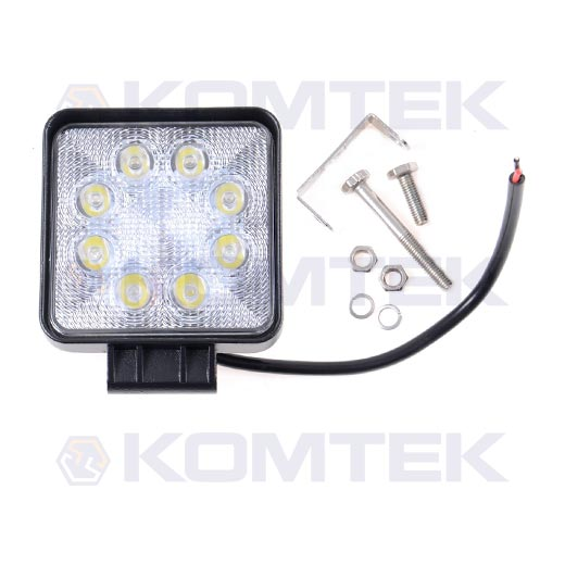 Lampa robocza LED 24W - kwadratowa