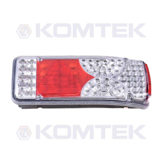 Lampa LED - prawa, z trójkątem, złącze z tyłu, typ 74